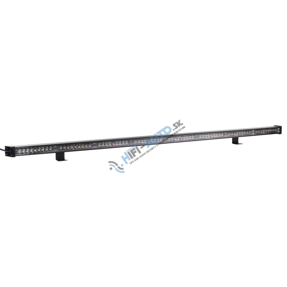LED alej vodeodolná (IP67) 12-24V, 72x LED 1W, oranžová 1204mm, ECE R65