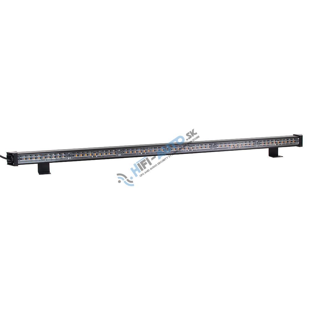 LED alej vodeodolná (IP67) 12-24V, 54x LED 1W, oranžová 916mm, ECE R65