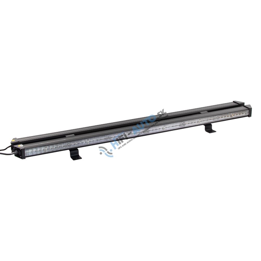 LED alej vodeodolná (IP67) 12-24V, 108x LED 1W, oranžová 916mm, dual, ECE R65