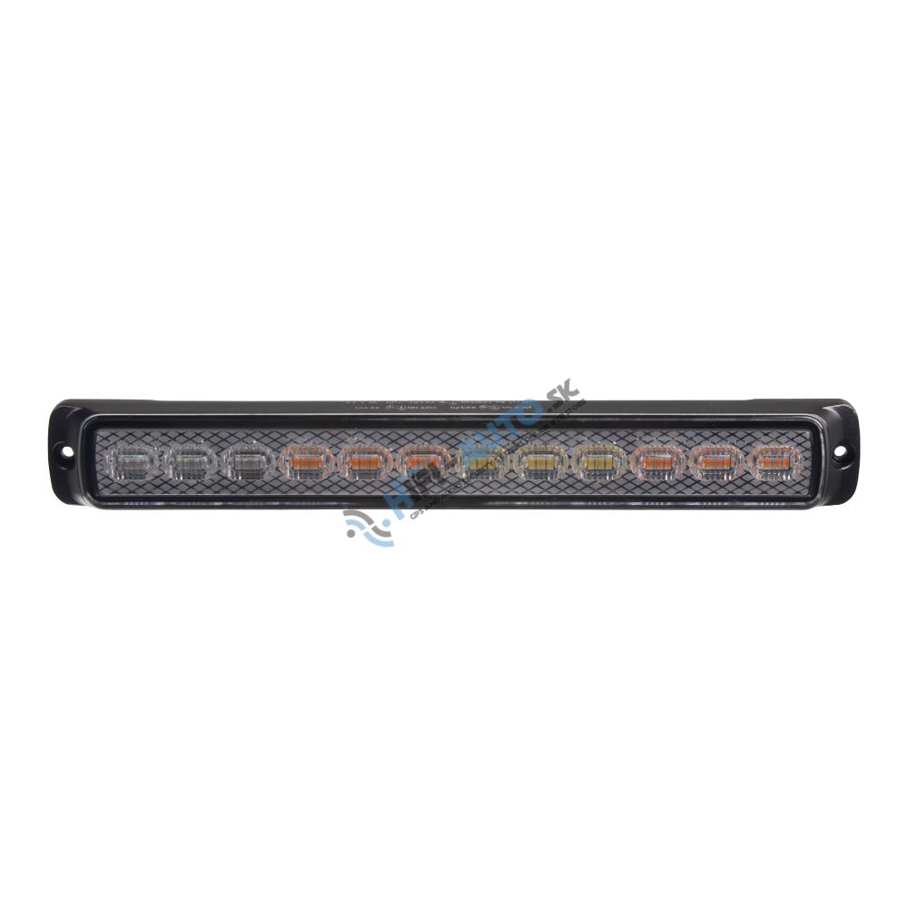 LED združená lampa zadná s výstražným oranžovým svetlom, 12-24V, ECE R65