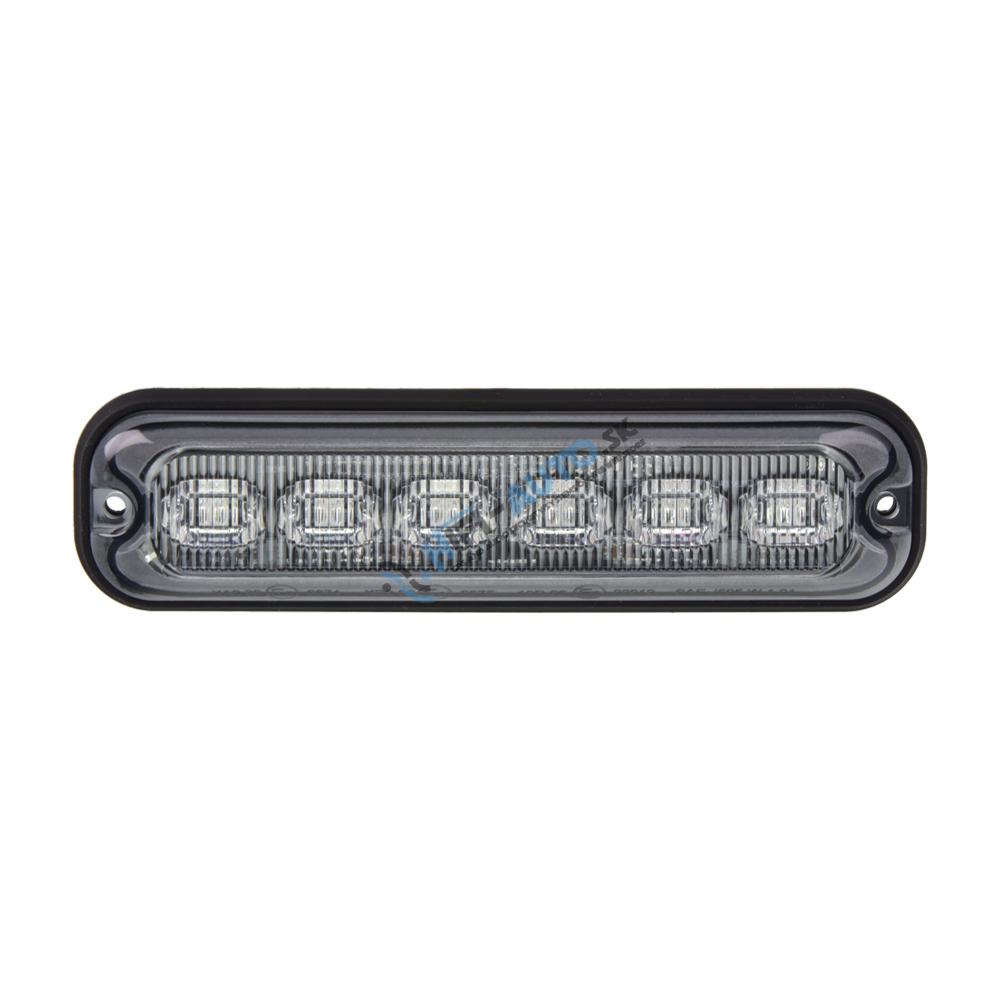 PREDATOR 6x4W LED, 12-24V, červeno-modrý ECE R10