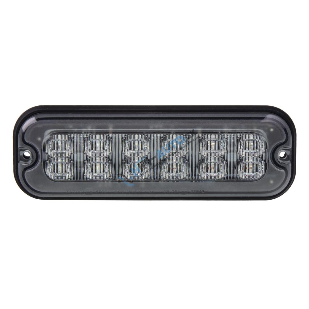 PREDATOR 12x4W LED, 12-24V, červeno-modrý, ECE R10