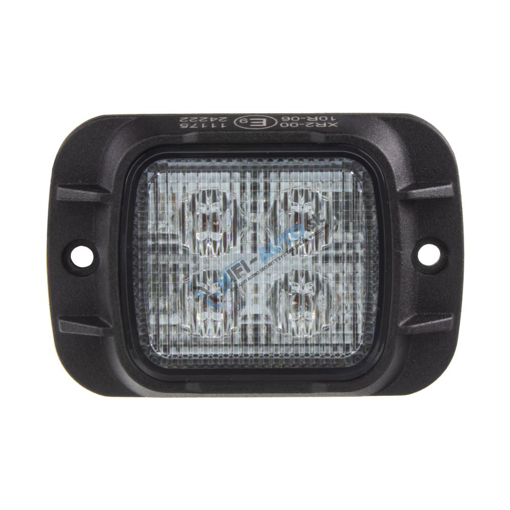 PREDATOR 4x3W LED, 12-24V, červený, ECE R65