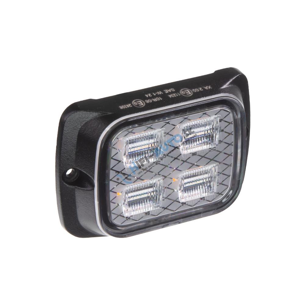 PREDATOR 16x1W LED, 12-24V, oranžový, ECE R65