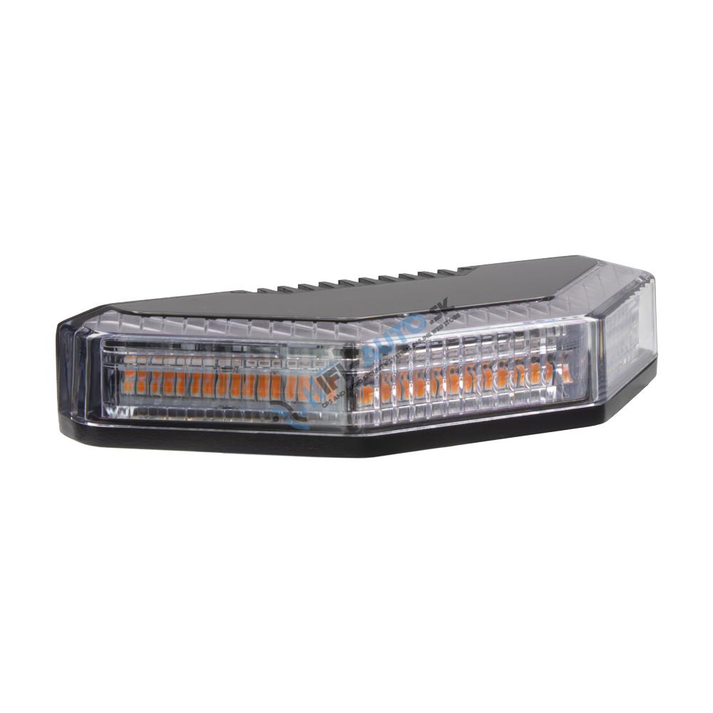 PROFI výstražné LED svetlo vonkajšie, oranžové, 12-24V, ECE R65