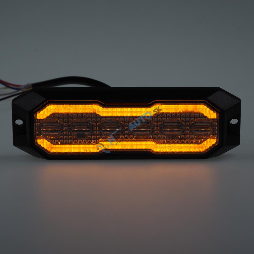 PROFI výstražné/bočné LED svetlo, oranžové + oranžové, 12-24V, ECE R65
