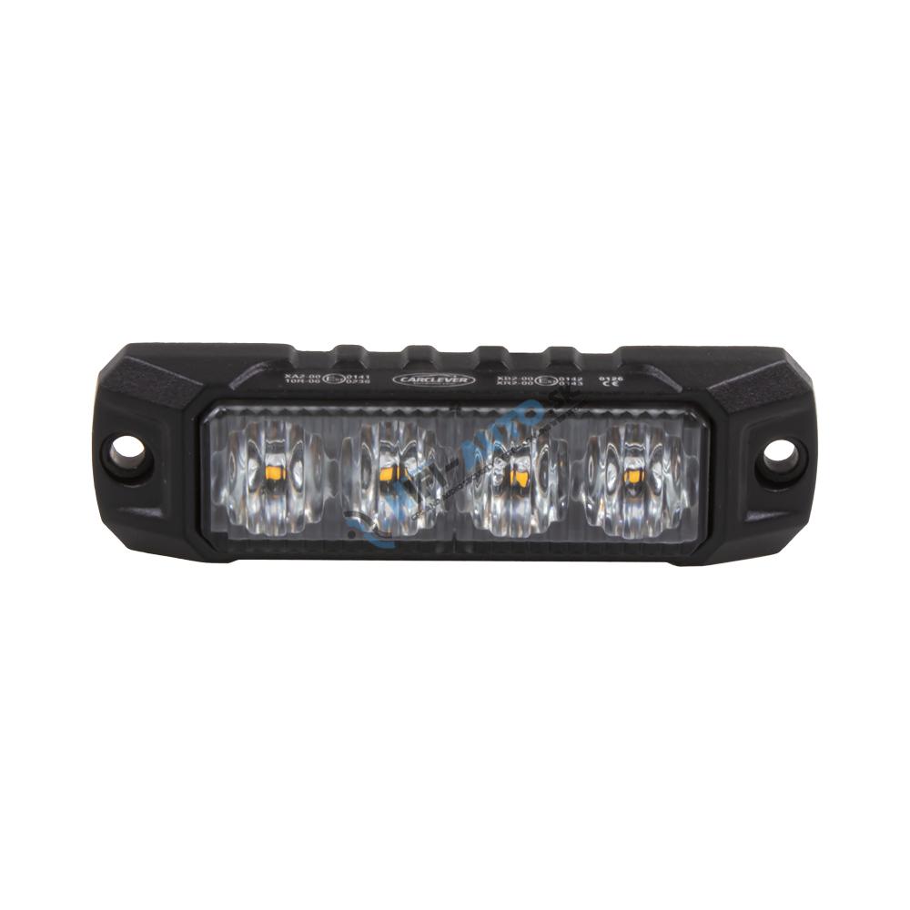 PROFI výstražné LED svetlo vonkajšie, oranžové, 12-24V, ECE R65