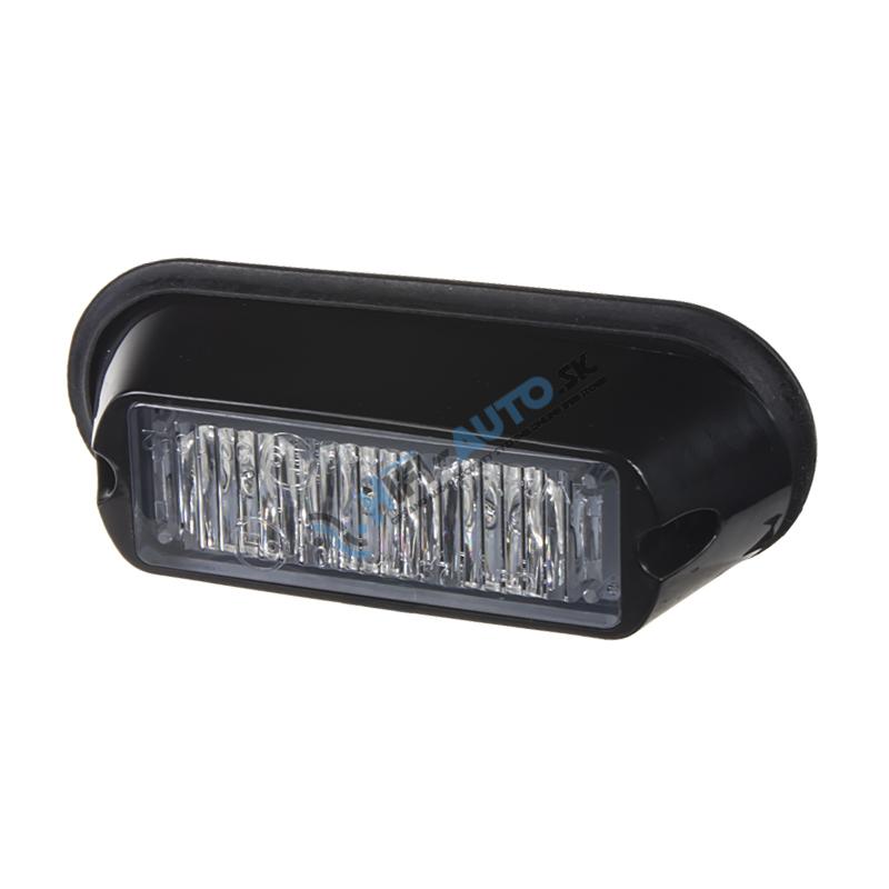 x PREDATOR 3x1W LED, 12-24V, červený, ECE R10
