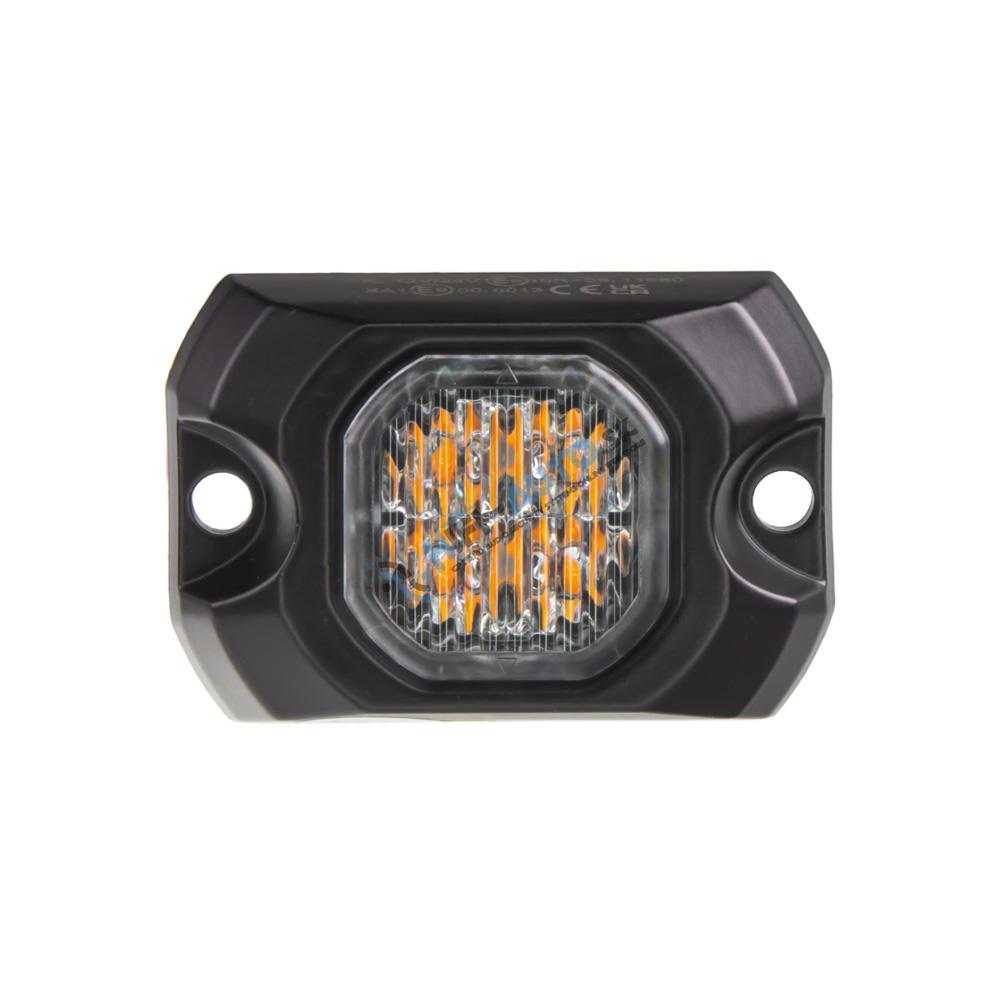 PROFI výstražné LED svetlo vonkajšie oranžové, 12-24V, ECE R65