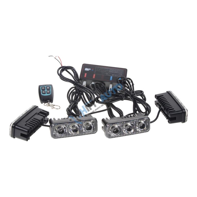 PREDATOR LED vonkajší bezdrôtový, 12x LED 1W, 12V, modročervený