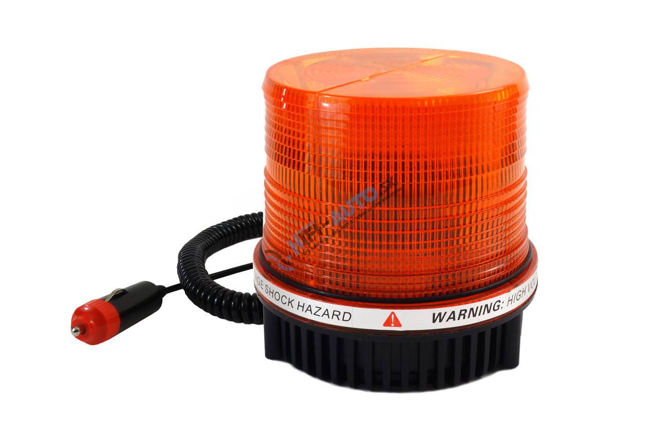 LED stroboskopický maják oranžový 12V