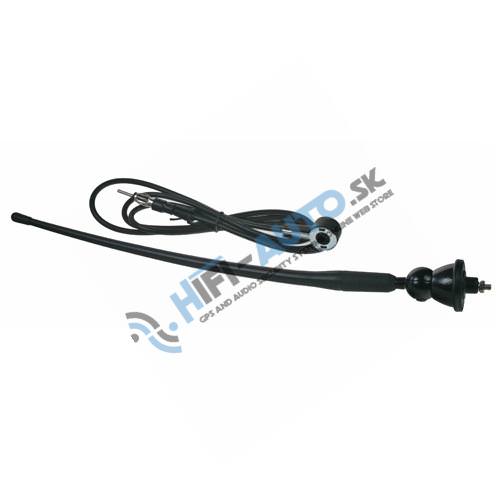 MGB uni AM-FM anténa gumová v kĺbe 34cm