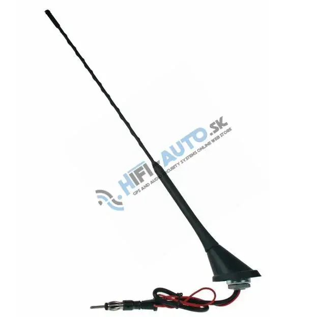 MGB aktívna FLEX 60° AM/FM anténa Škoda, VW s DIN konektorem 40cm