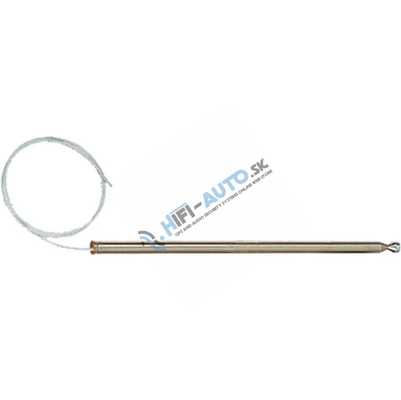 Náhradný prút k elektrickej anténe strieborný
