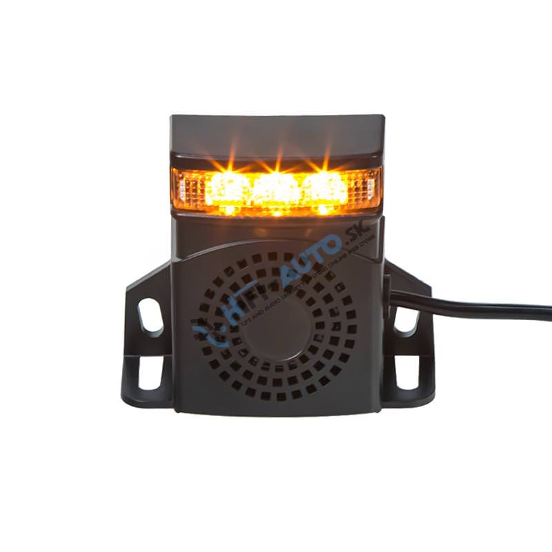 Signalizácia cúvania 10-80V, 92-107dB, ECE R10, so stroboskopom