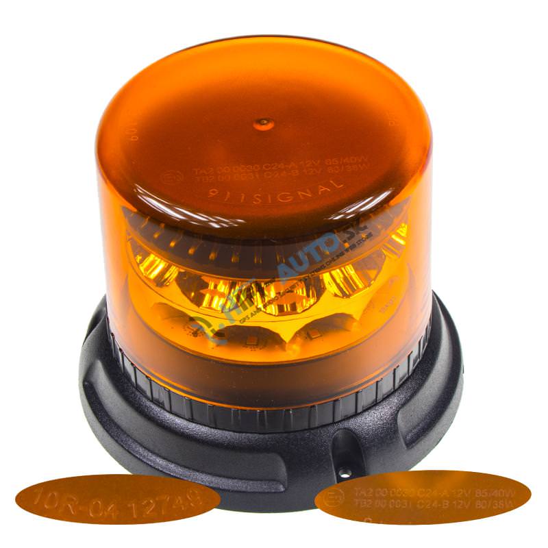 PROFI LED maják 12-24V 24x3W oranžový 133x86 mm, ECE R65