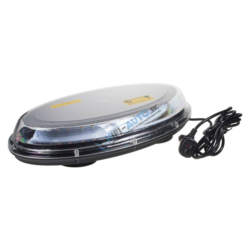 LED rampa oranžová, 32LEDx3W, magnet, 12-24V, 395 mm, ECE R65 R10