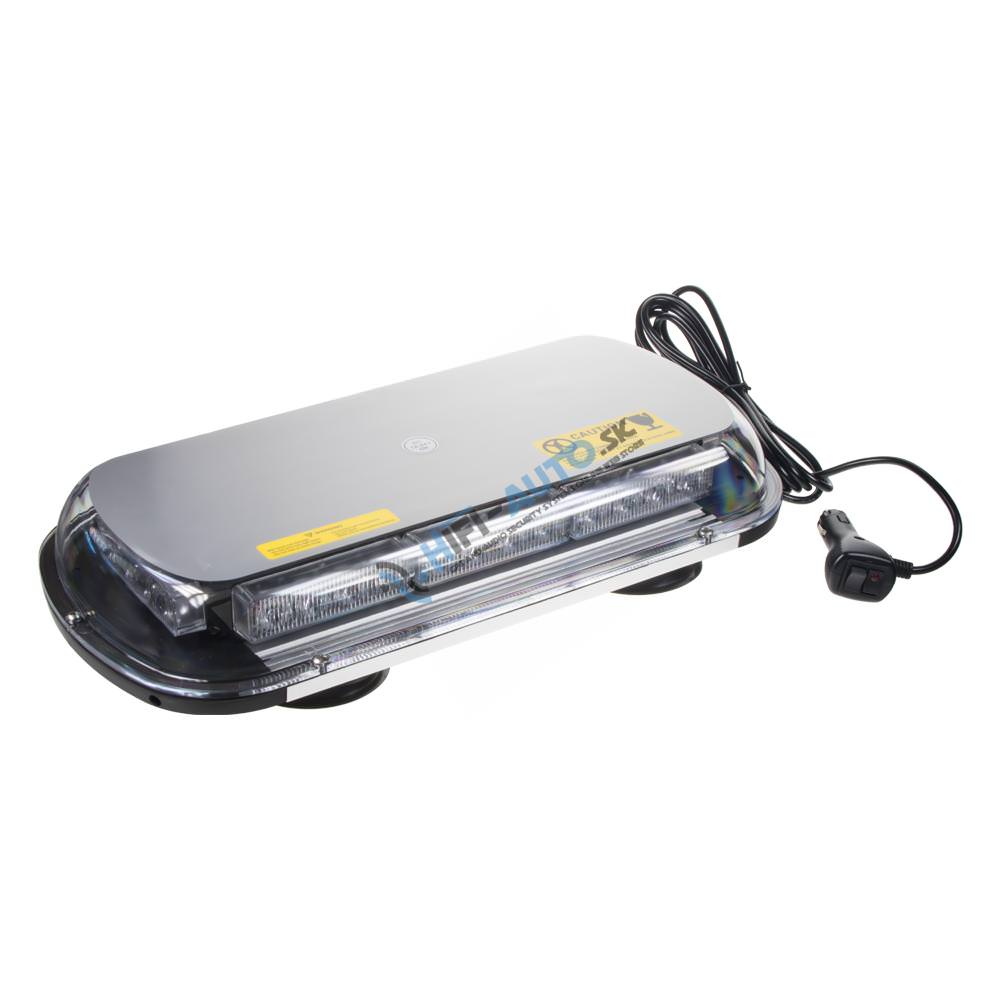 Rampa oranžová, 32LEDx1W, magnet, 12-24V, 440 mm, ECE R10
