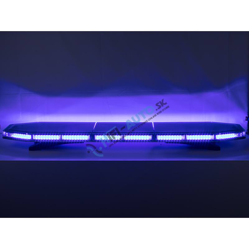 LED rampa 1197 mm, modrá, 12-24V, 162x3W, ECE R65