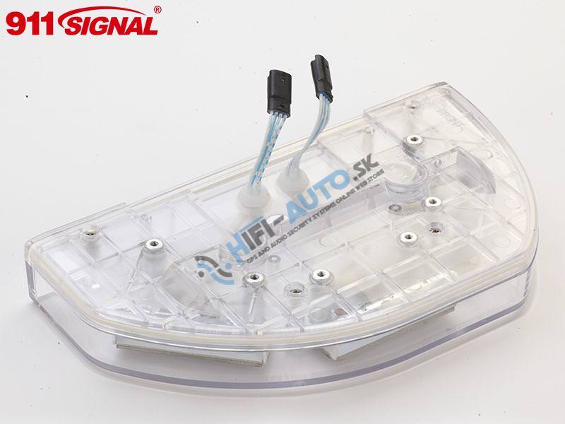 LED rampa 1200 mm, modrá, 12-24V, ECE R65