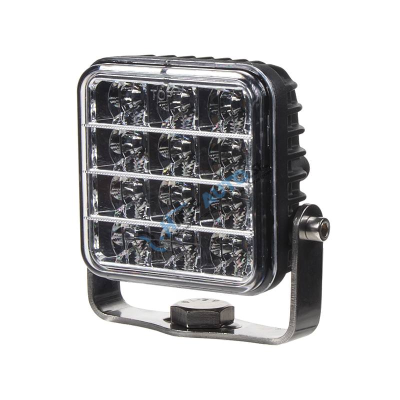 PREDATOR vonkajší, 10-30V, 12x2W SMD LED, oranžový, 74x74x38 mm, ECE R65