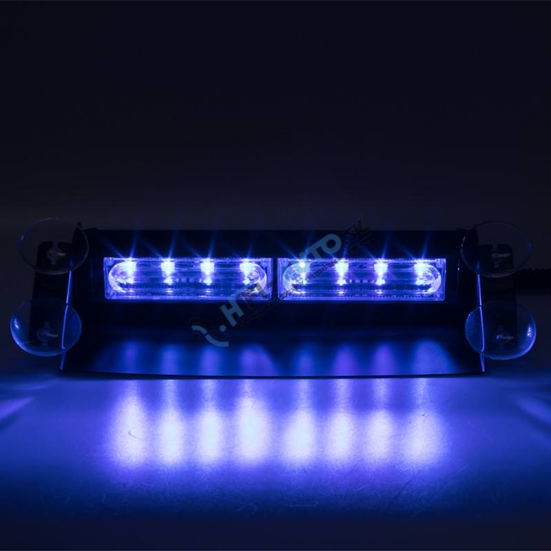 PREDATOR LED vnútorný, 8x LED 3W, 12V, modrý