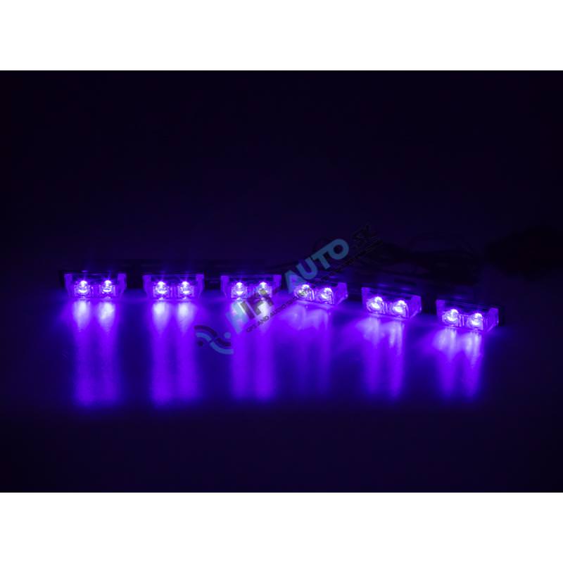 PREDATOR LED do mriežky, 12 V, modrý