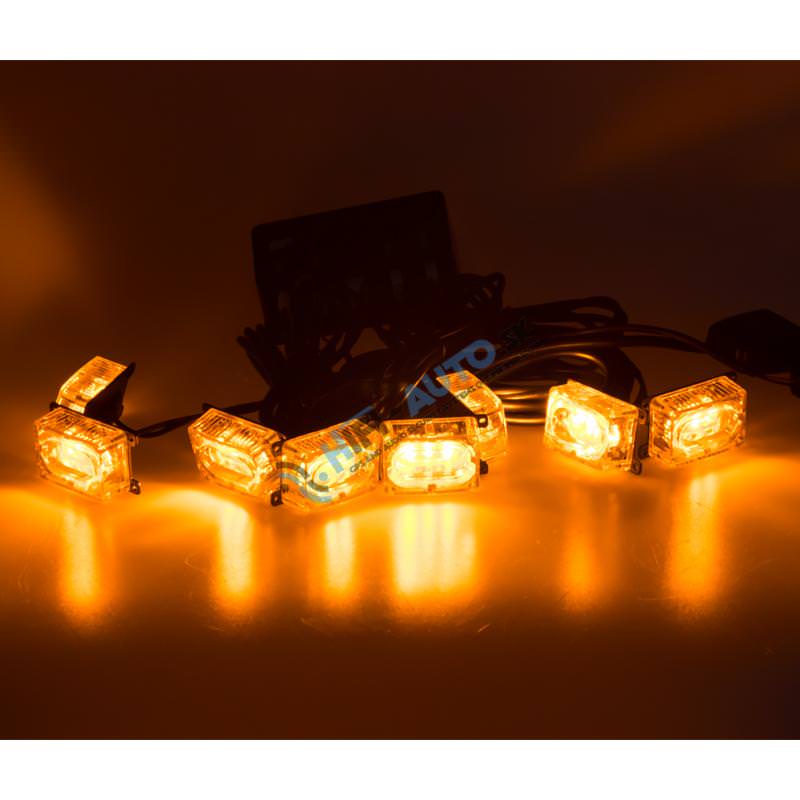 PREDATOR LED do mriežky, 12 V, oranžový 