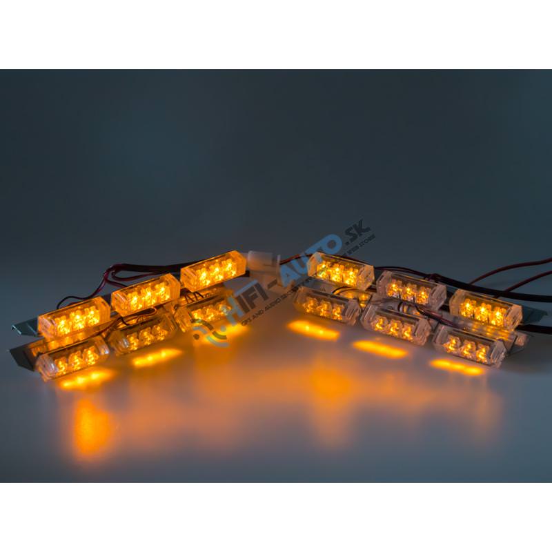 PREDATOR LED do mriežky, 12 V, oranžový 