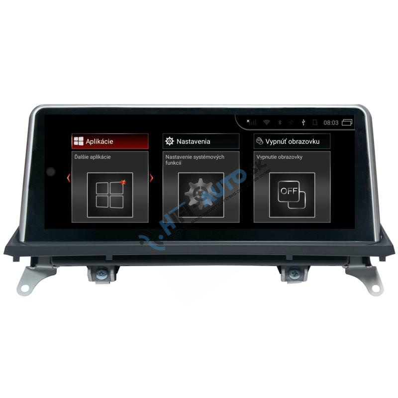 ANDROID 15 BMW X5/X6 autorádio AKCIA CIC, 8G+128, 12,3" displej