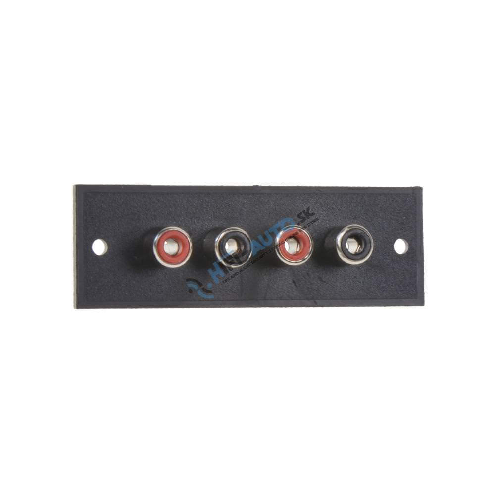 4 RCA samica terminál 25 x 75 mm