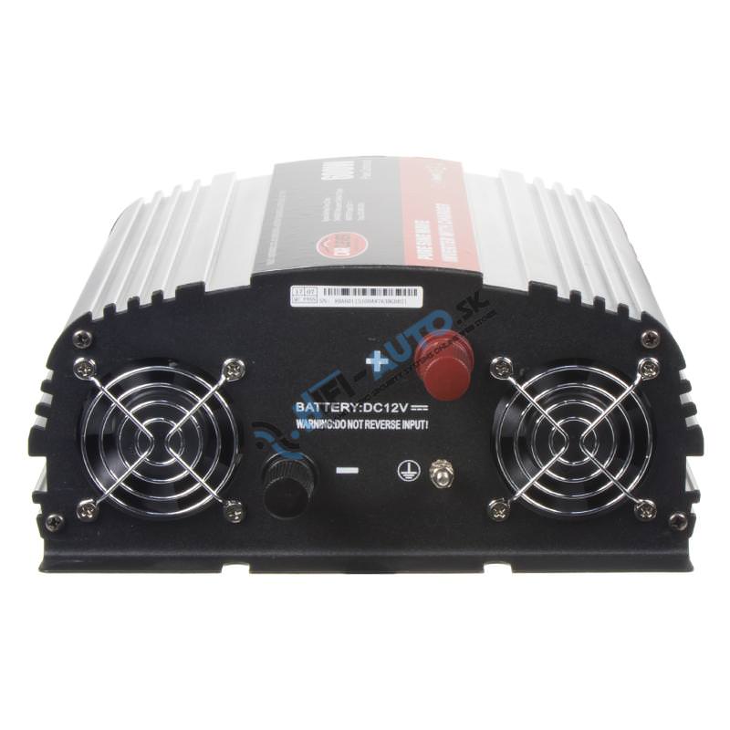 Autonabíjačka 12V/10A + menič sínus 600W 12/230V, UPS