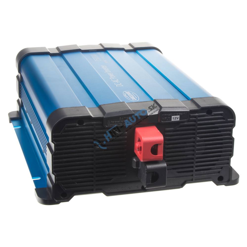 Sínusový menič napätia z 12/230V, 1500W/diaľkové ovládanie s displejom