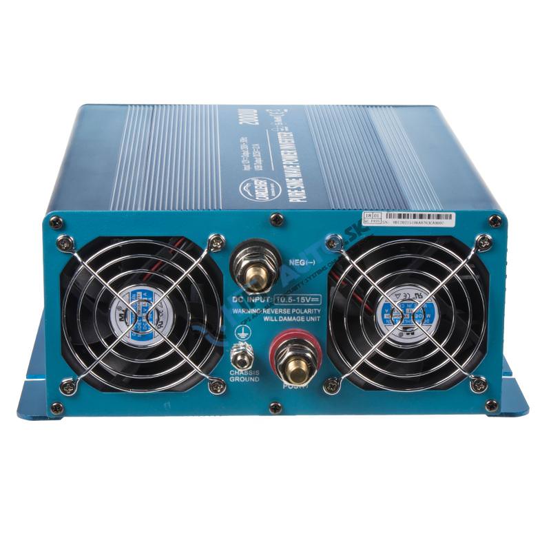 Sínusový menič napätia z 12/230V, 2000W/displej