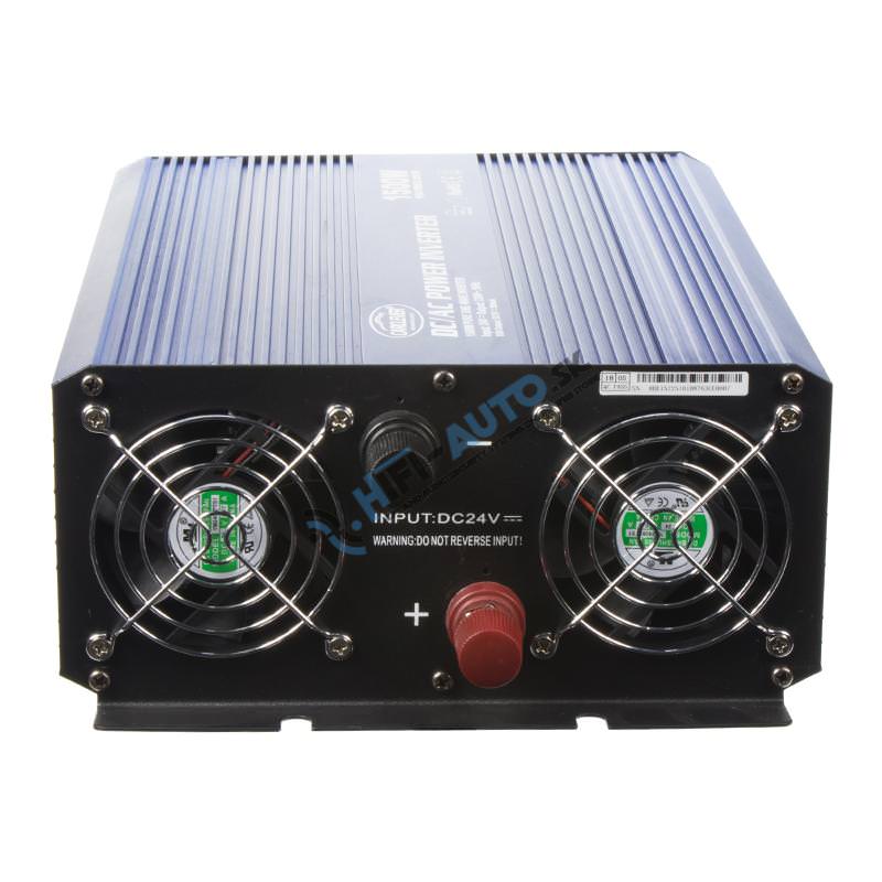 Sínusový menič napätia z 24/230V + USB, 1500W