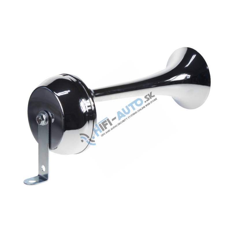 Singl-fanfára 260mm, chróm, 24V, elektromagnetická, vysoký tón