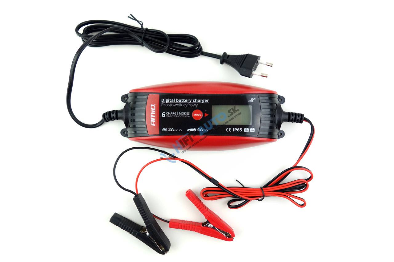 Nabíjačka auto/moto digitálna 6V/12V - 2A/4A