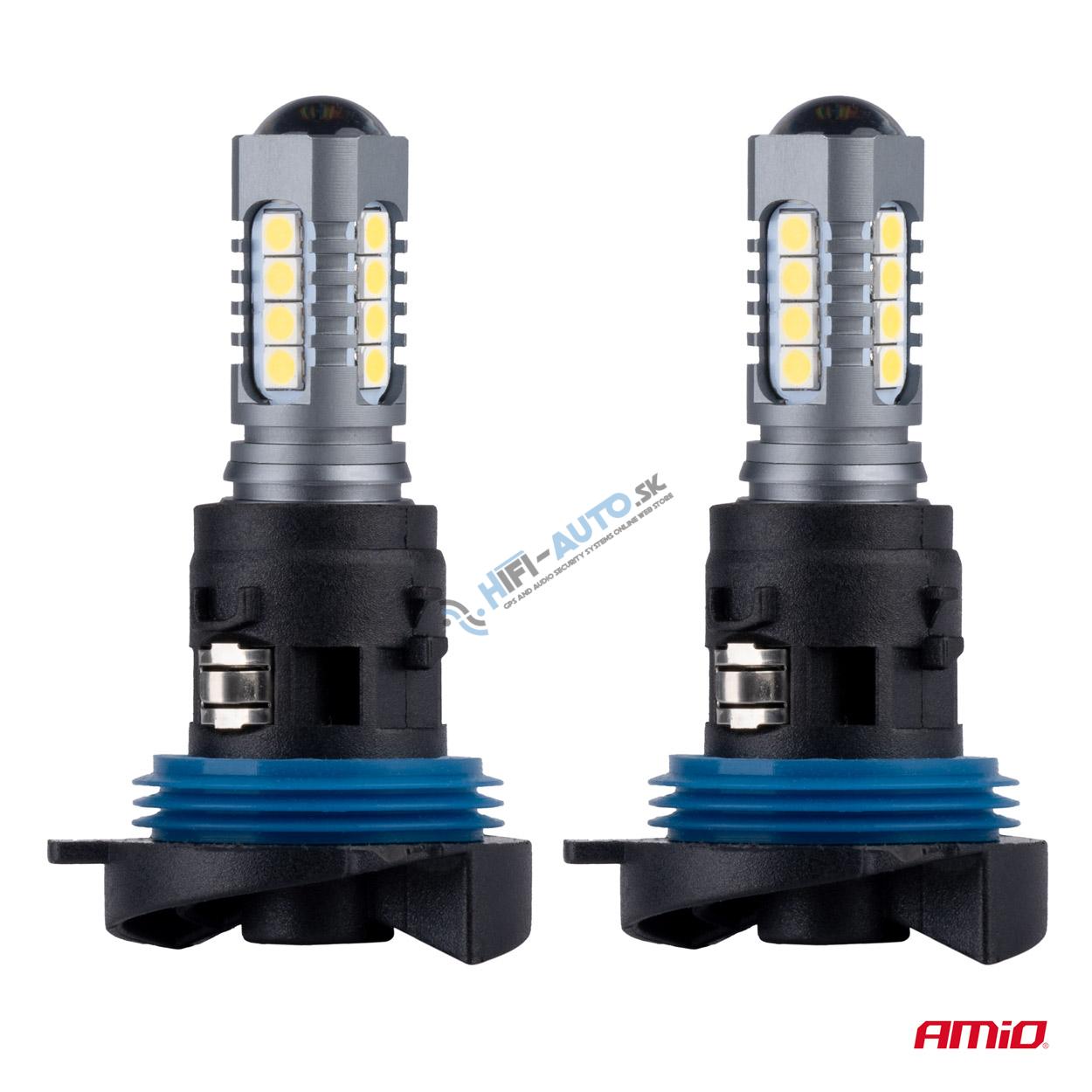 LED žiarovky HP24W CANBUS 3020 18SMD 3030 biela 12V-24V