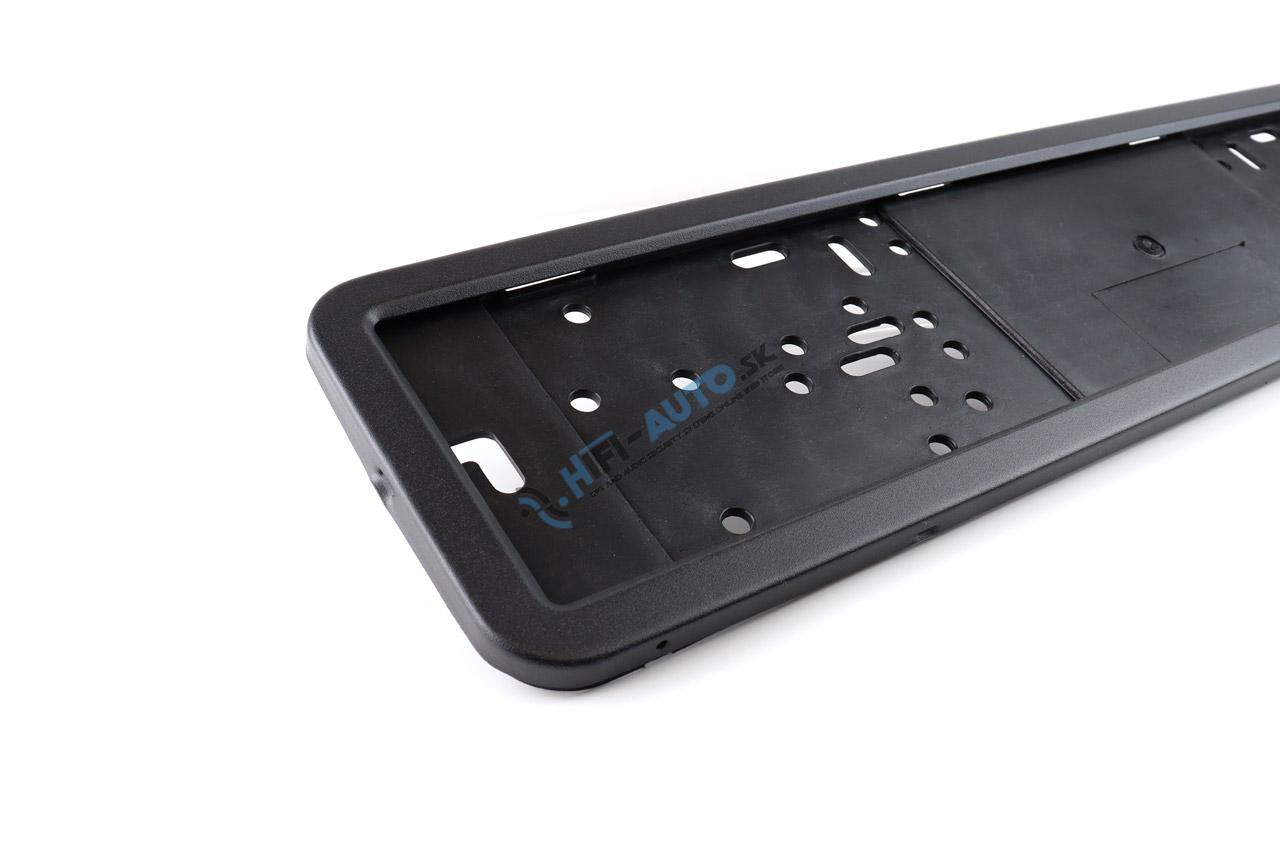 Podložka pod ŠPZ z nehrdzavejúcej ocele, čierna, matná LPF 003