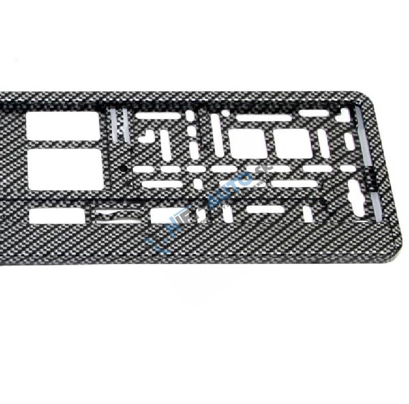 Podložka pod ŠPZ - carbon