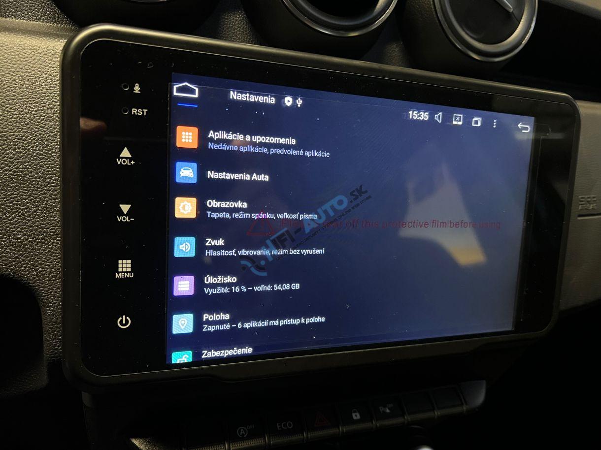 ANDROID 14 Dacia Duster 2022 autorádio
