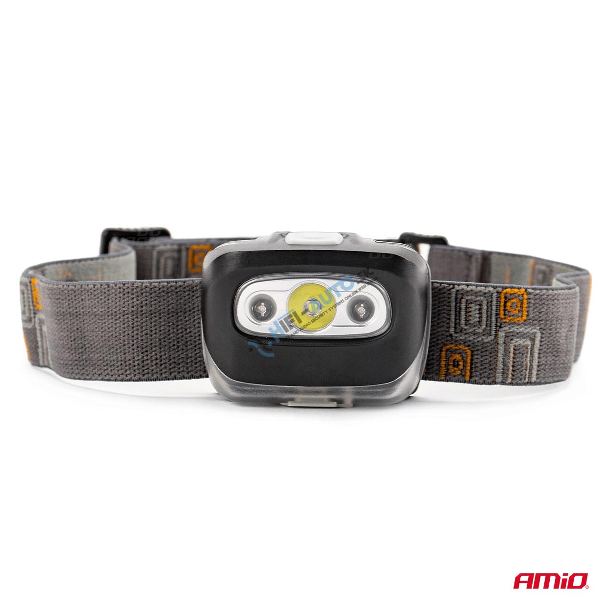 Čelovka LED 3W 1200mA dobíjacia 180Flux IPX4