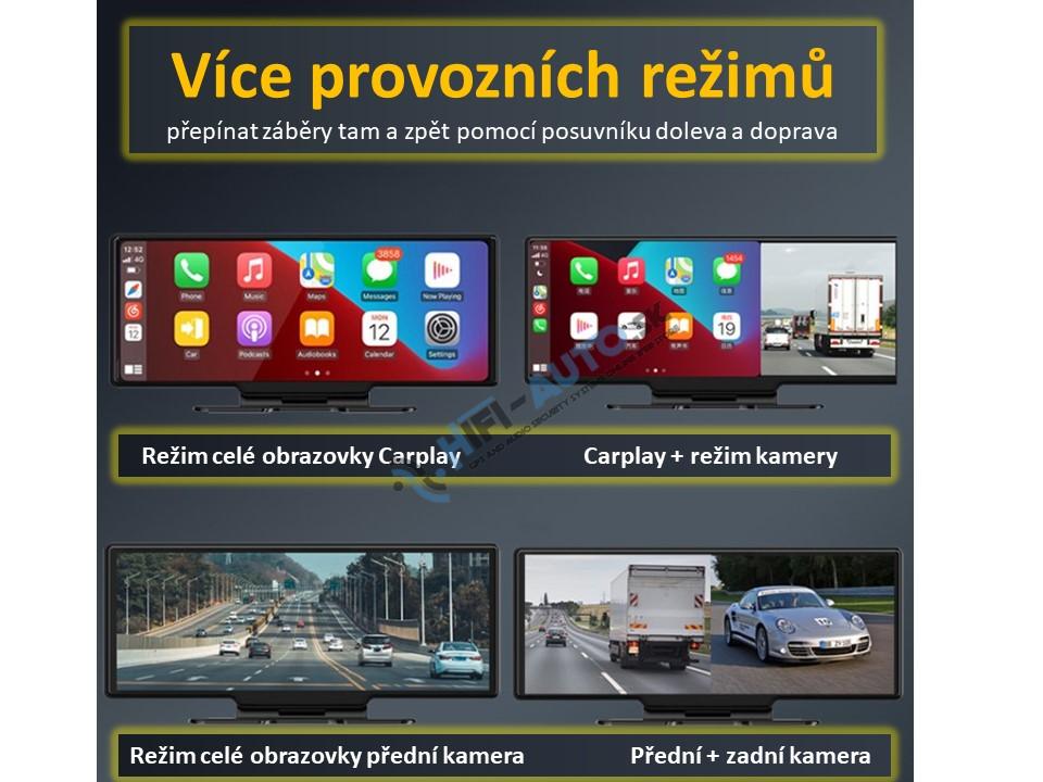 Monitor 10,26" s Apple CarPlay, Android auto, Bluetooth, DUAL DVR