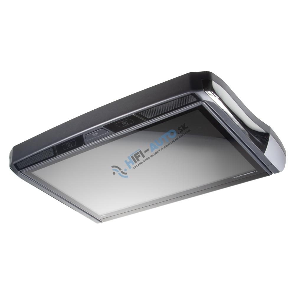 Stropný LCD monitor 13,3" antracit s OS. Android HDMI / USB, diaľkové ovládanie