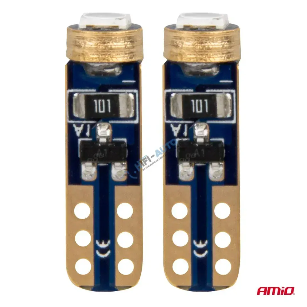 LED žiarovka STANDARD Blue T5 12V 3030 1LED HP