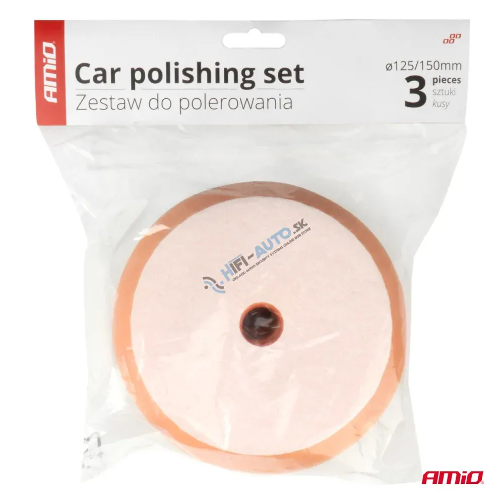 Sada leštiacich špongií 3 ks 125 mm/ 150 mm