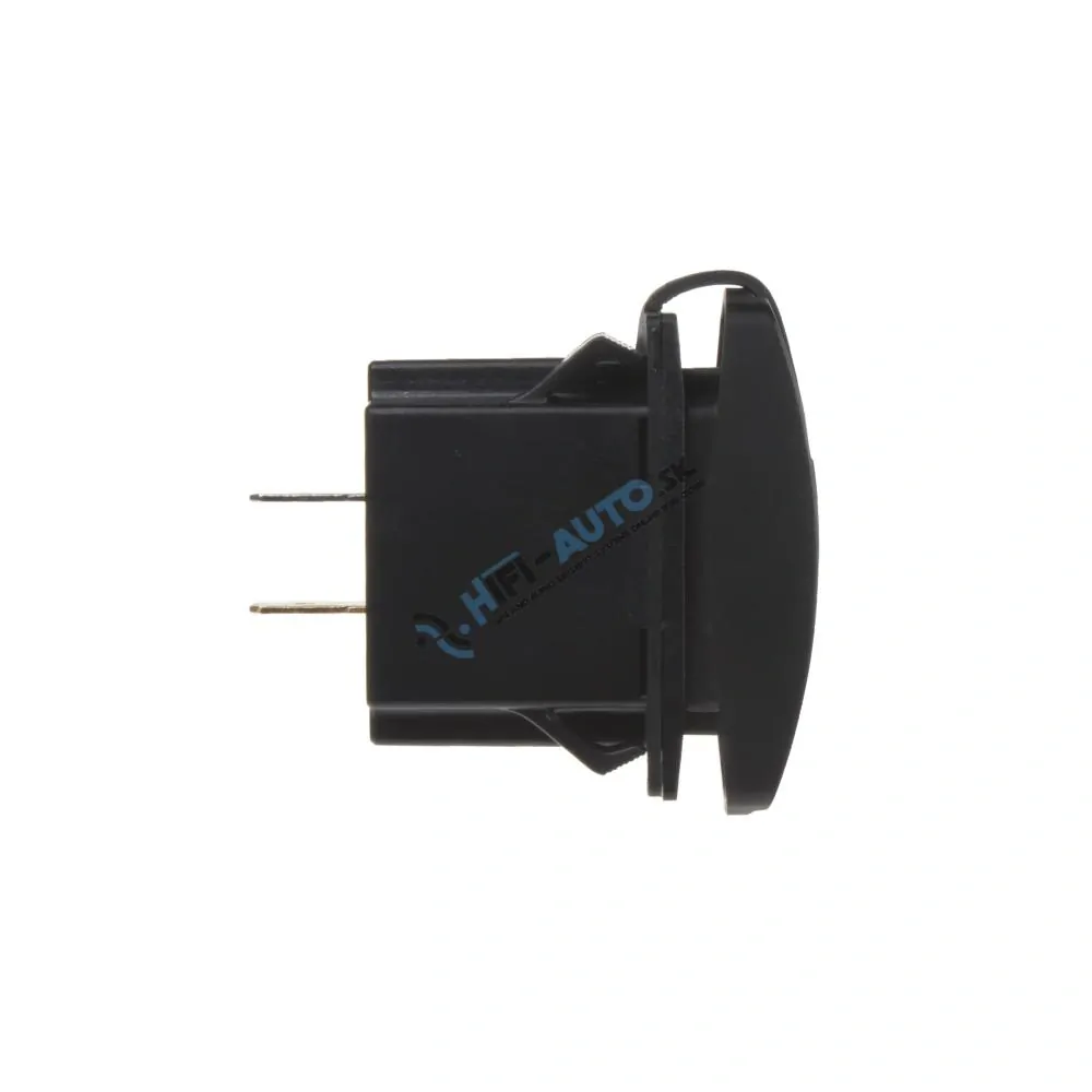 2x USB zásuvka "Rocker", červené podsvietenie