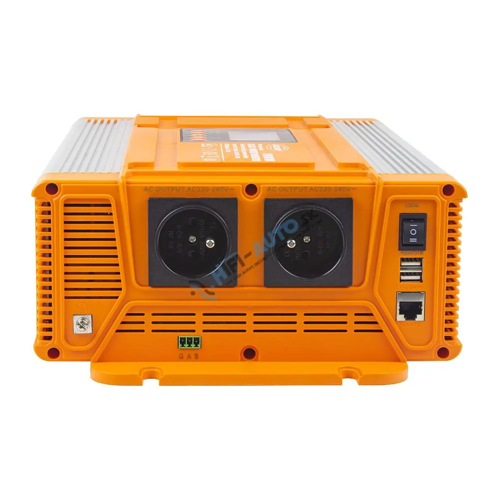 Sínusový menič napätia z 12/230V, 2000W/displej
