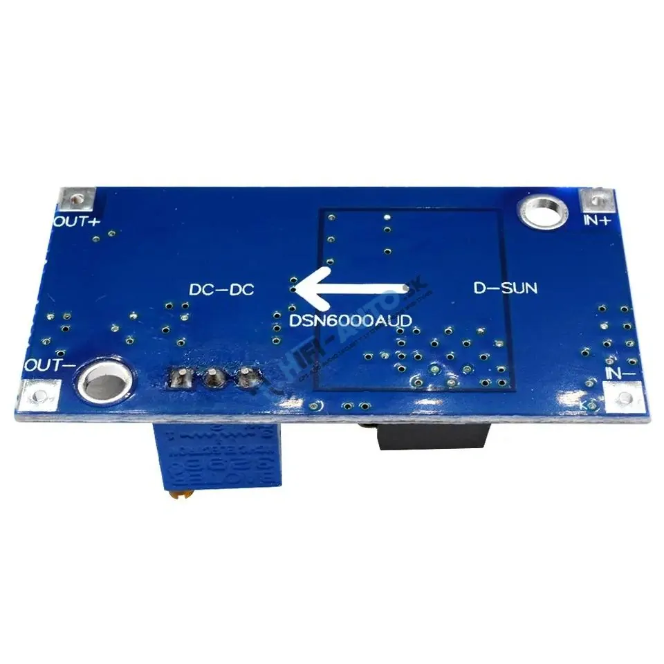 Nastaviteľný menič step-up/down DC-DC s XL6009