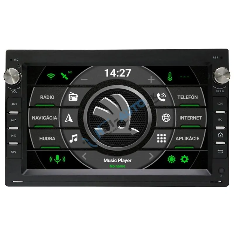 Škoda, VW, Seat Android 15 autorádio s WIFI, GPS, USB, BT LOW